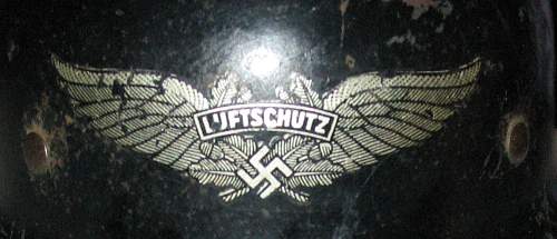 Luftschutz decal.