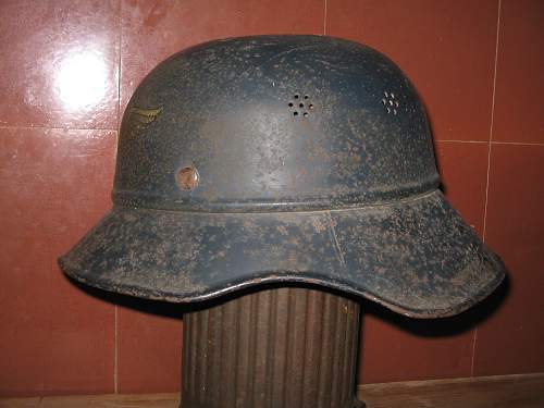Luftschutz helmet - 3-piece gladiator style