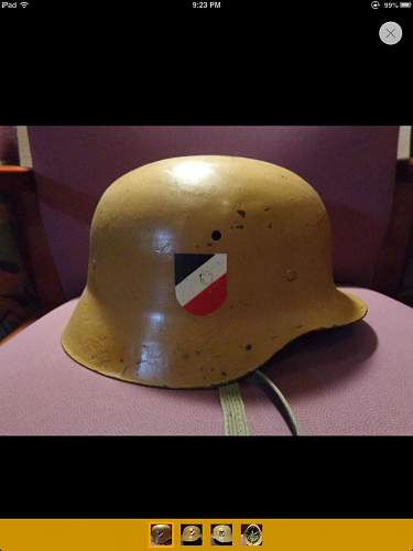 German helmet?