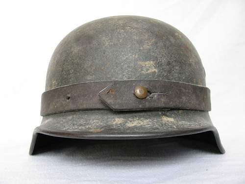 M40 Q66 Camouflaged Combat Helmet