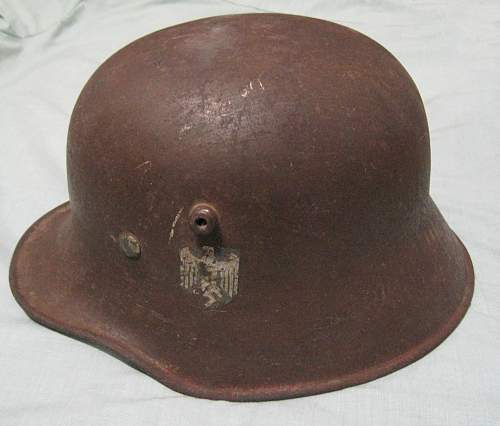 WW2 Helmet with 2 decals...