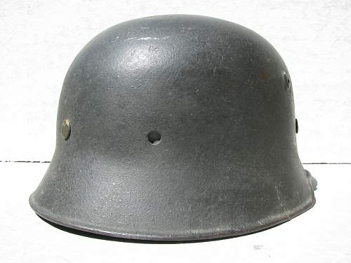 Combat Worn Medium Weight M34 Edelstahl Helmet