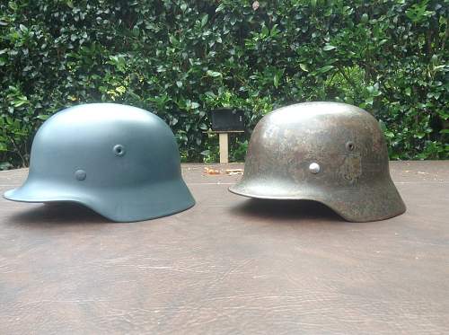 German helmets