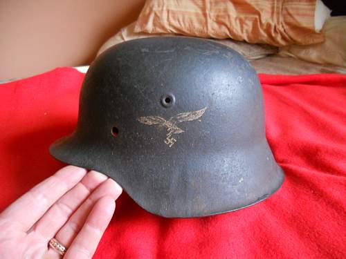 My Luftwaffe M42 single decal helmet