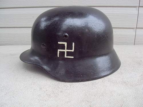 German helmet m35 foreign volunteer helmet ????