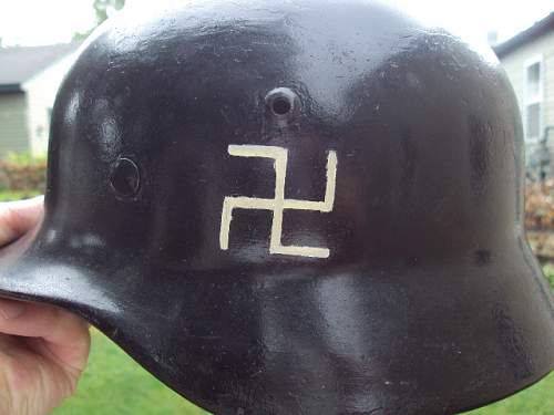 German helmet m35 foreign volunteer helmet ????