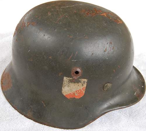 2nd Helmet! M35 Heer DD Battle damage