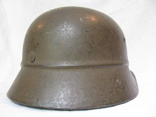 M40 Beaded Helmet - Ordnance Tan - EF62 - Lot # 855?