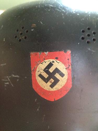 German police helmet. Real or fake?