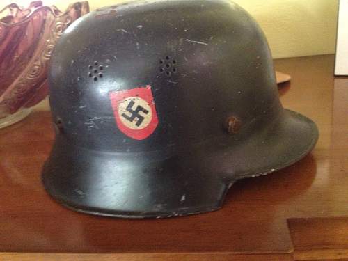 German police helmet. Real or fake?