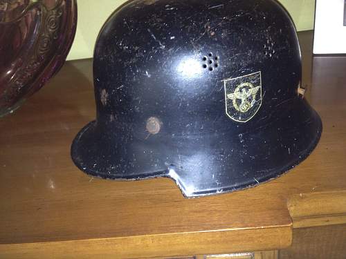 German police helmet. Real or fake?