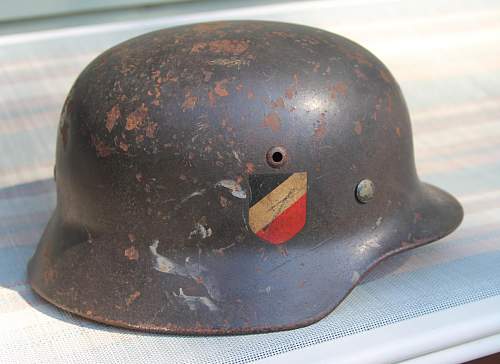 Thoughts on this M35 DD Luftwaffe Helmet