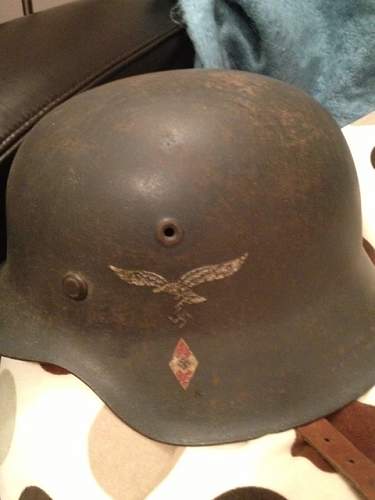 Fake? Luftwaffe/HJ helmet