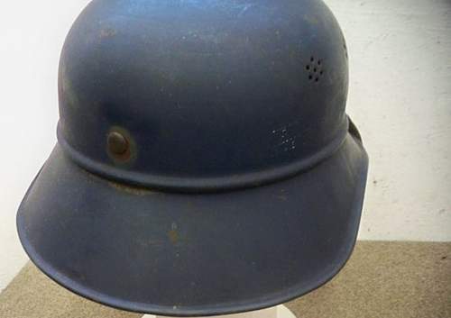 M38 Luftschutz &quot;Gladiator&quot; Helmet. Opinions Please.