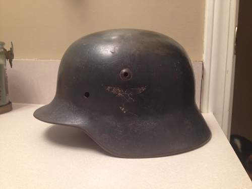 My First Helmet - Luftwaffe - few questions