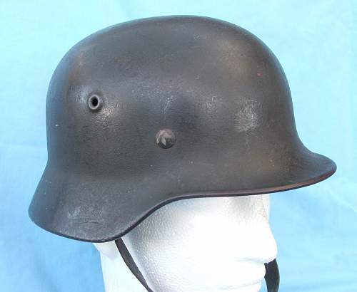 My Heer steel helmets, all four of 'em...