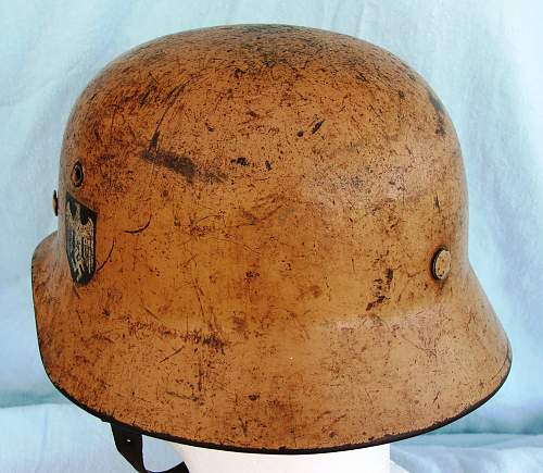 My Heer steel helmets, all four of 'em...