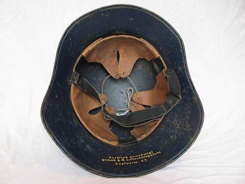 Relatively Rare RAD Helmet on an M38 3 Piece Gladiator Shell