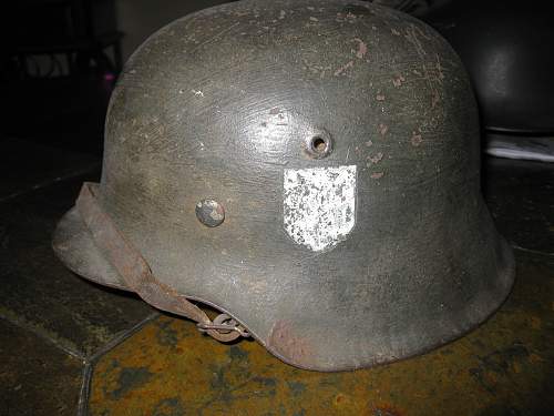 A couple German Helmets