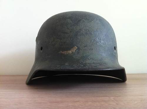 2 german helmets for revieuw