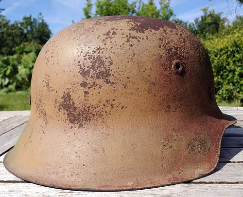 Normandy Camo Helmets ( real camo ? )