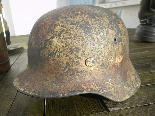 Normandy Camo Helmets ( real camo ? )