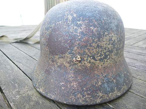 Normandy Camo Helmets ( real camo ? )