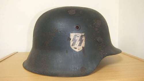 Imporssible price, German SS helmet, Is it Original?