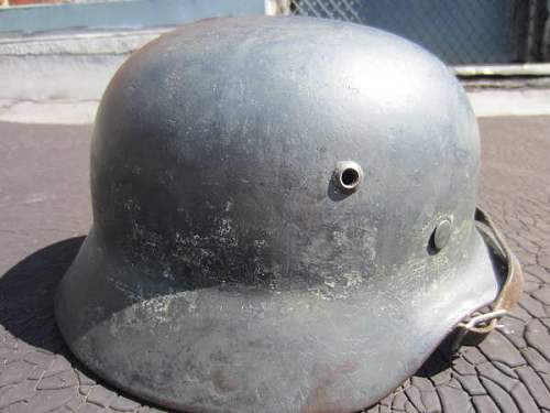 Helmet from local paper ad