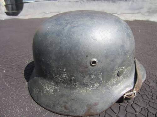 Helmet from local paper ad
