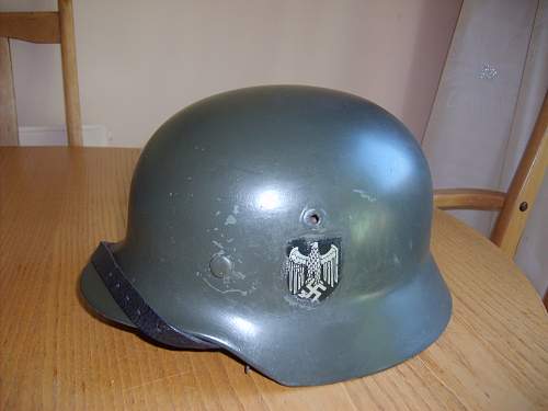 M40 Double Decal Heer Helmet Opinions please