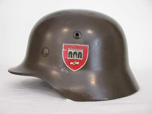 M35 SA Feldherrnhalle Helmet - NS62 - Lot # D.4