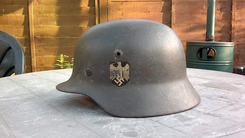 Posting for a friend: Single decal Heer M35