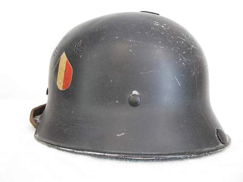 M34 Double Decal Fire Brigade Helmet