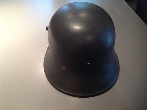 Mid-1930s Berndorfer Schutzpolizei Transitional Helmet