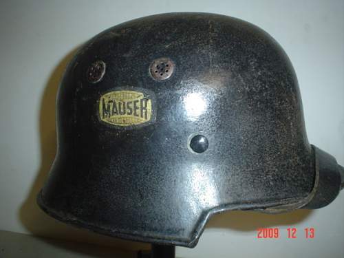 Mauser made WWII German steel helmet?