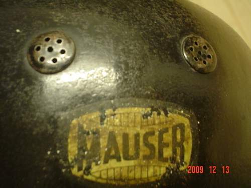 Mauser made WWII German steel helmet?