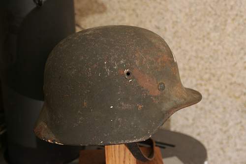 M40 Q64 Helmet with tricolor emblem
