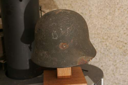 M40 Q64 Helmet with tricolor emblem