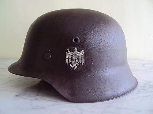 Fake German Steel helmets