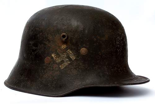 German Helmet pre WW2: Fire fighter or SS?