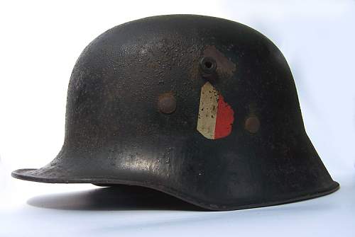 German Helmet pre WW2: Fire fighter or SS?