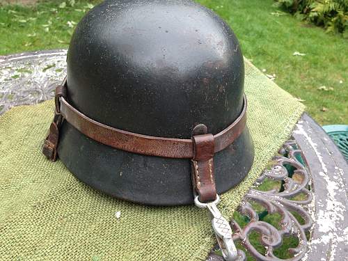 Re issued luftwaffe helmet