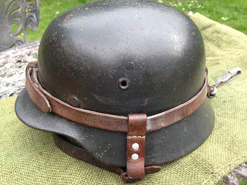 Re issued luftwaffe helmet