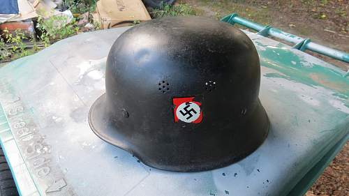 Kriegsmarine police helmet?