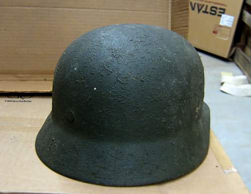 WWII German Colonel Army Helmet M1935 Stahlhelm whats its worth?