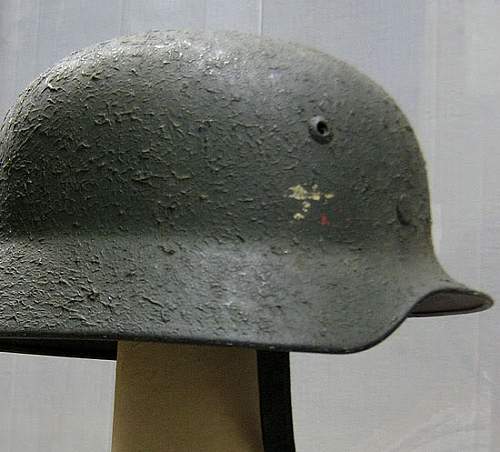 WWII German Colonel Army Helmet M1935 Stahlhelm whats its worth?