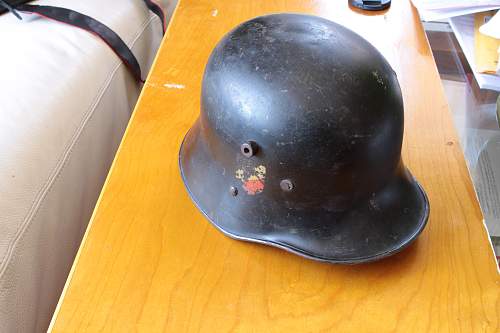 Transitional German Austrian Helmet DD Heer