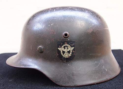 Anyone need a M40 - Q64 police helmet? ....nice condition!