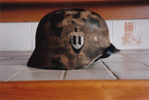 Croatian Einsatzstaffel der Deutsche Mannschaft M40 helmet